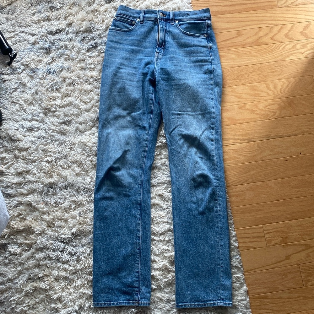 Madewell The ‘90s Straight Jeans - size 27 TALL
